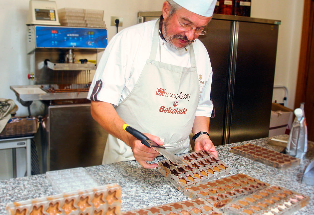 Процесс приготовления шоколада, Музей Choco Story
