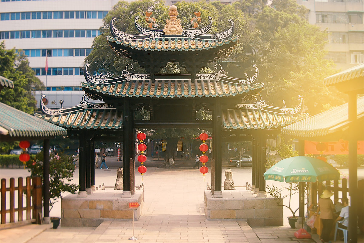 Ворота, Храм Пяти Духов, Гуанчжоу