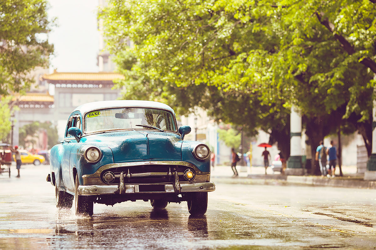 Машина времени, кубинское такси, Гавана