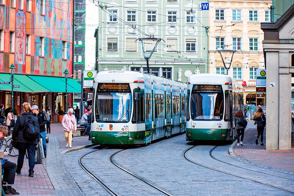 Трамваи в Аугсбурге