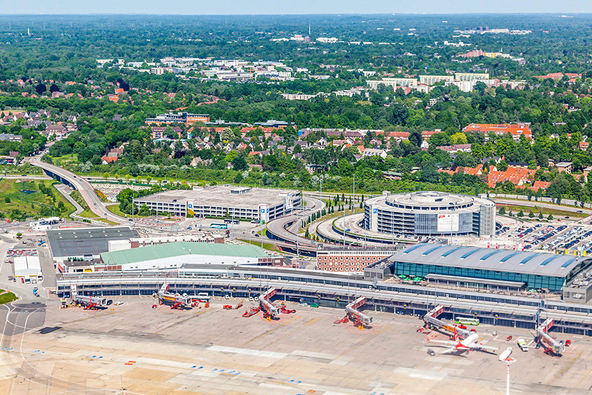 Один из терминалов аэропорта, Гамбург
