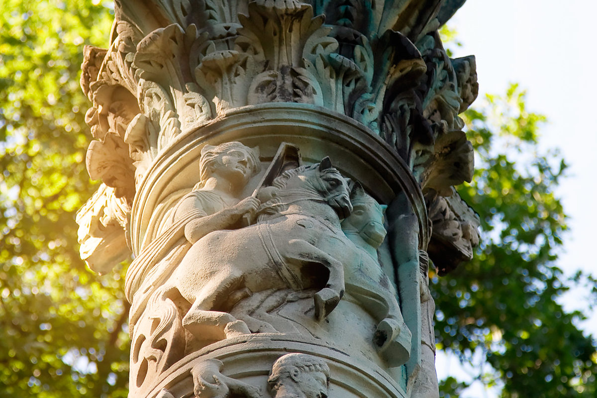 Большая колонна Юпитера в деталях, Майнц