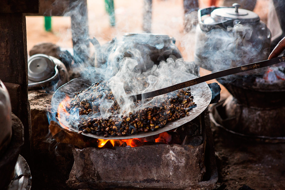 Процесс жарки кофе, Эфиопия