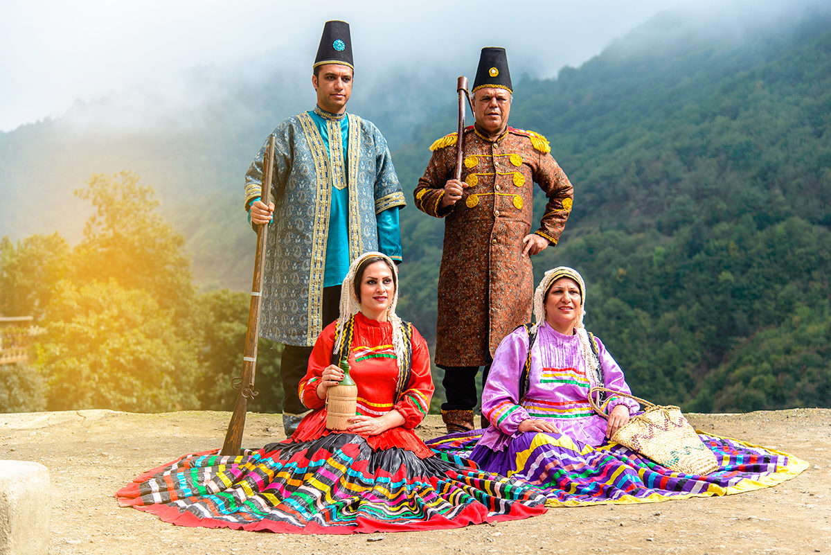Традиционная одежда, северный Иран