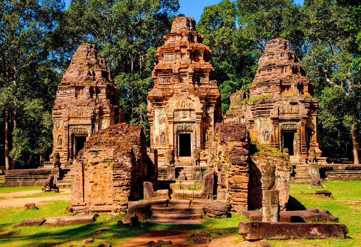 Один из храмов Ролуох, Камбоджа