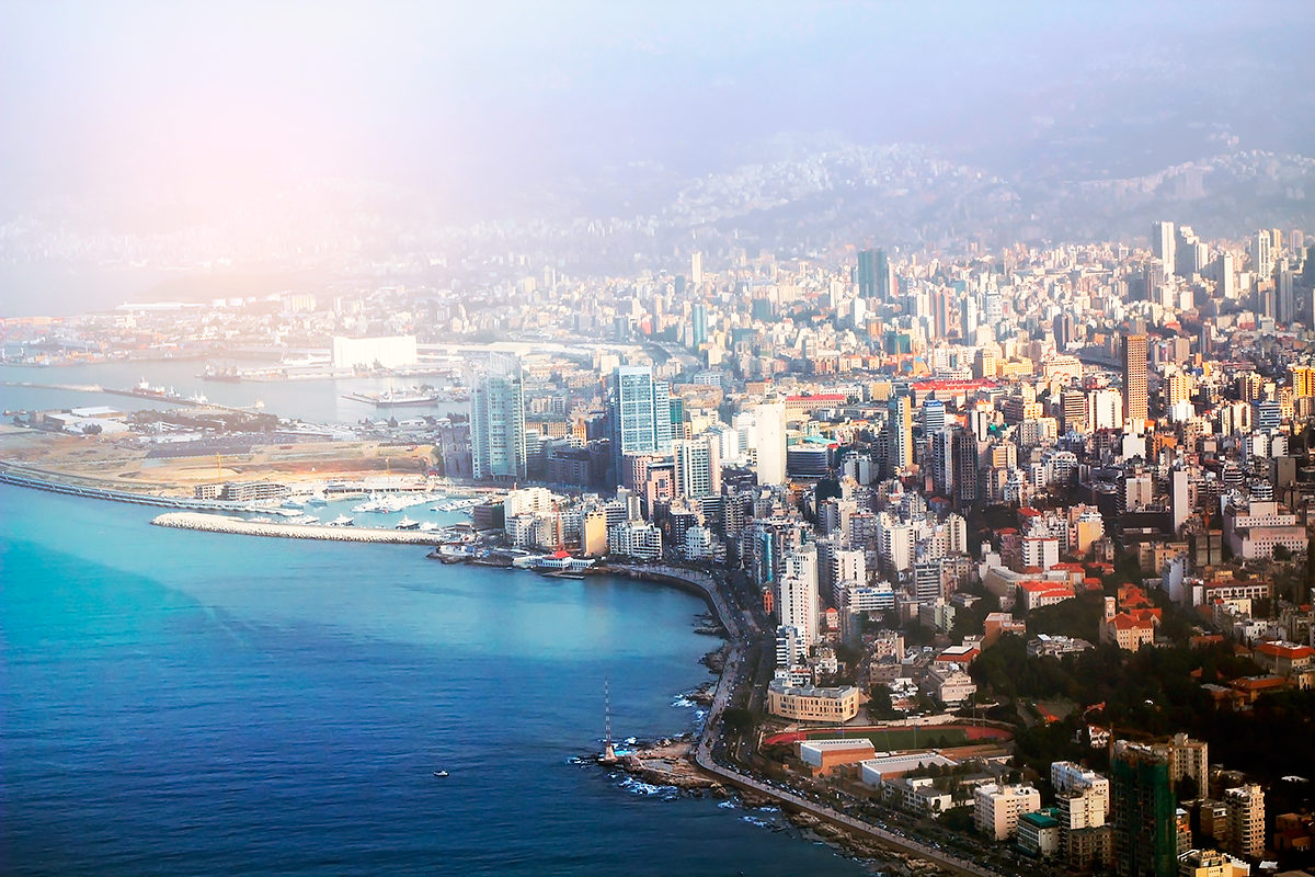 Вид на столицу Ливана