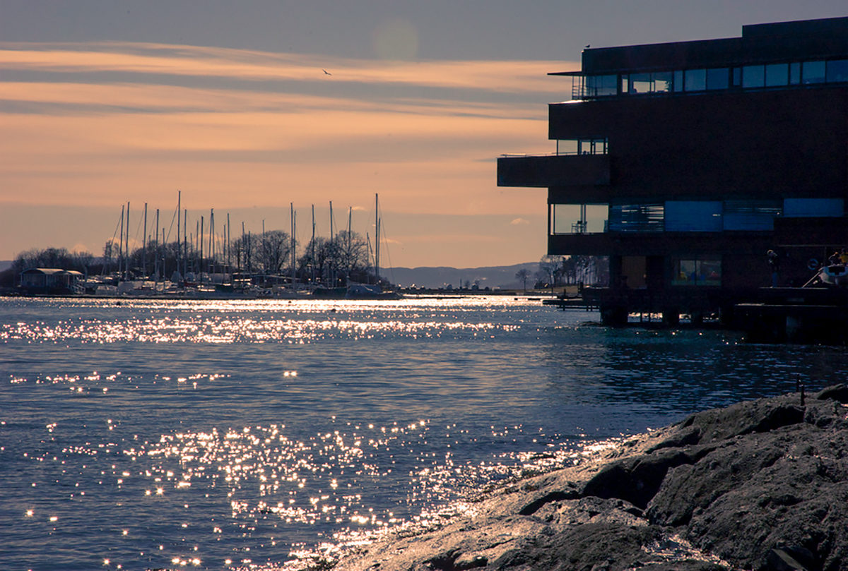 Норвежский морской музей и пейзаж