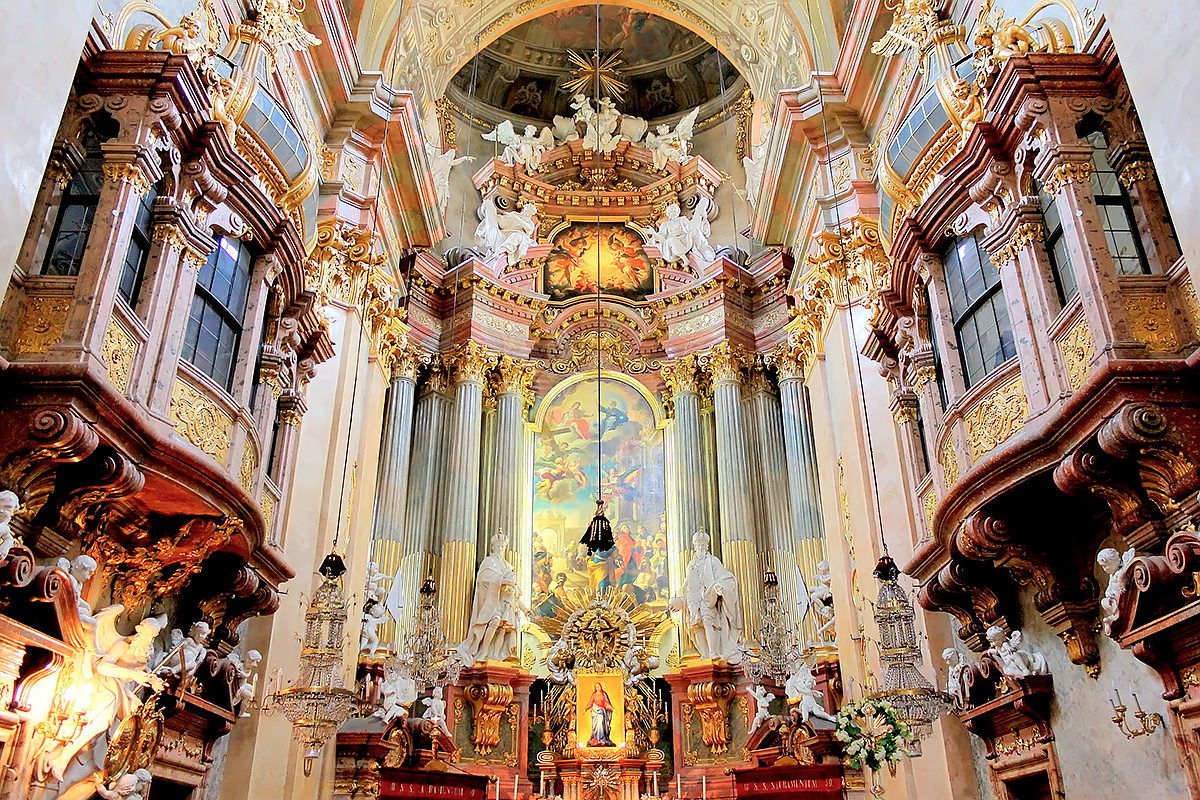 Интерьер Церкви св. Петра, Вена