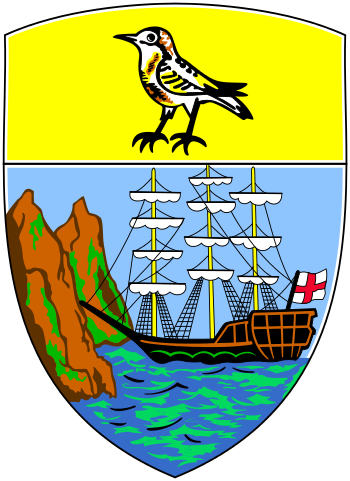 Герб: Острова Святой Елены, Вознесения и Тристан-да-Кунья