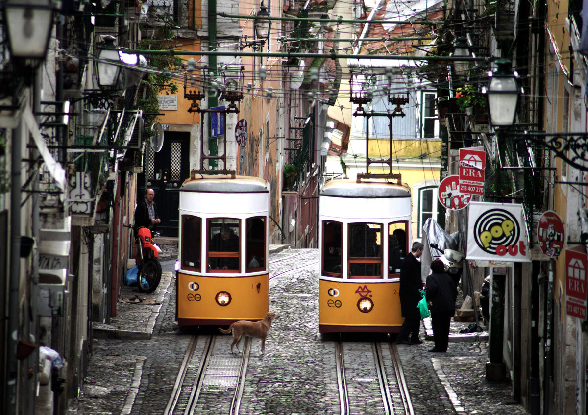 Трамваи в Лиссабоне