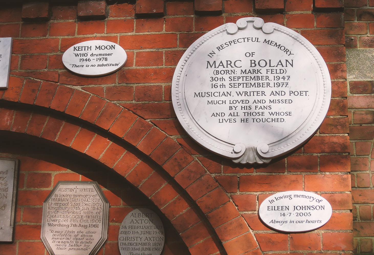 Мемориал Марка Болана, Лондон