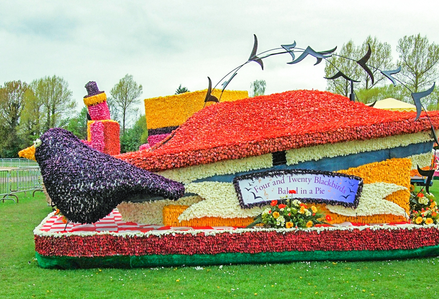 Парад цветов в Спалдинге, Графство Линкольншир, Великобритания, в начале мая